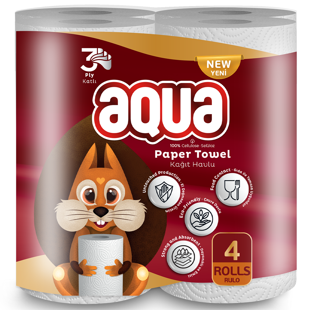 aqua 4lü kağıt havlu