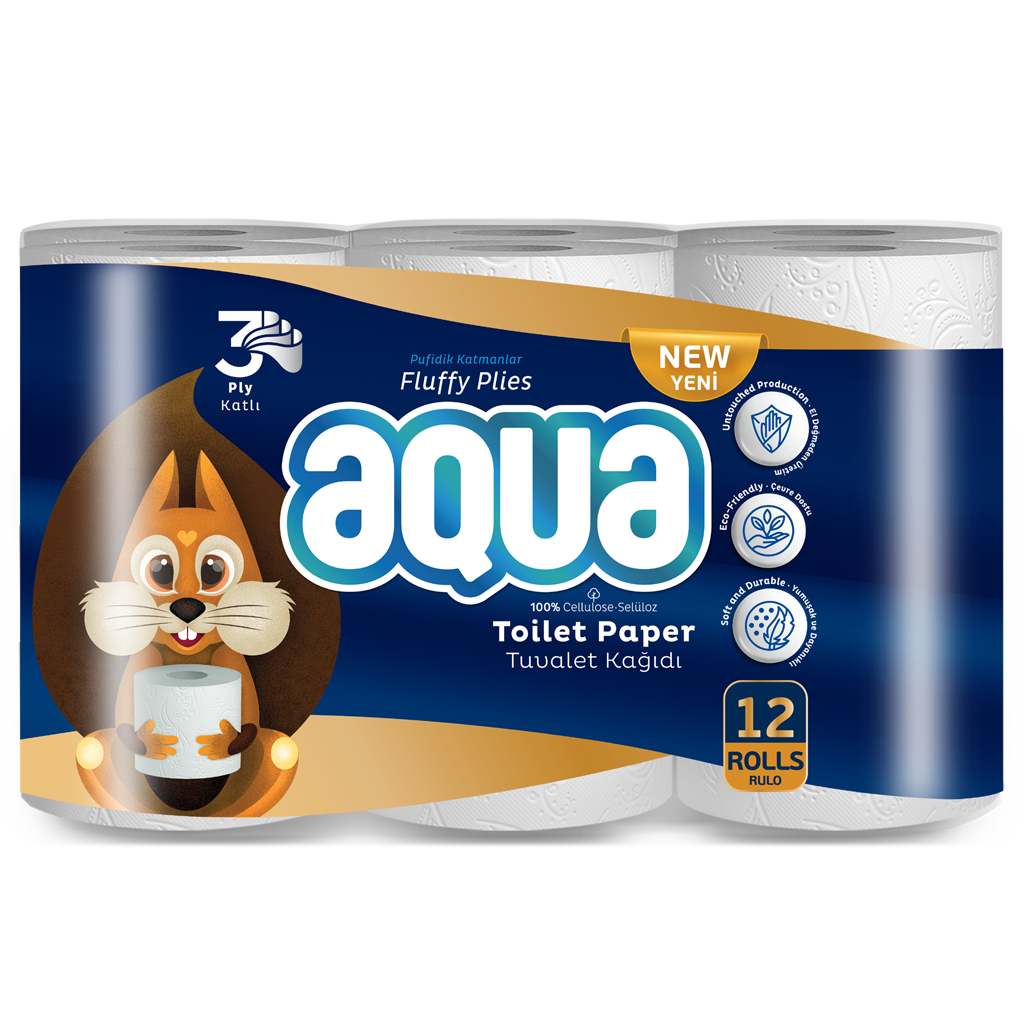 AQUA 12 Toilet Paper