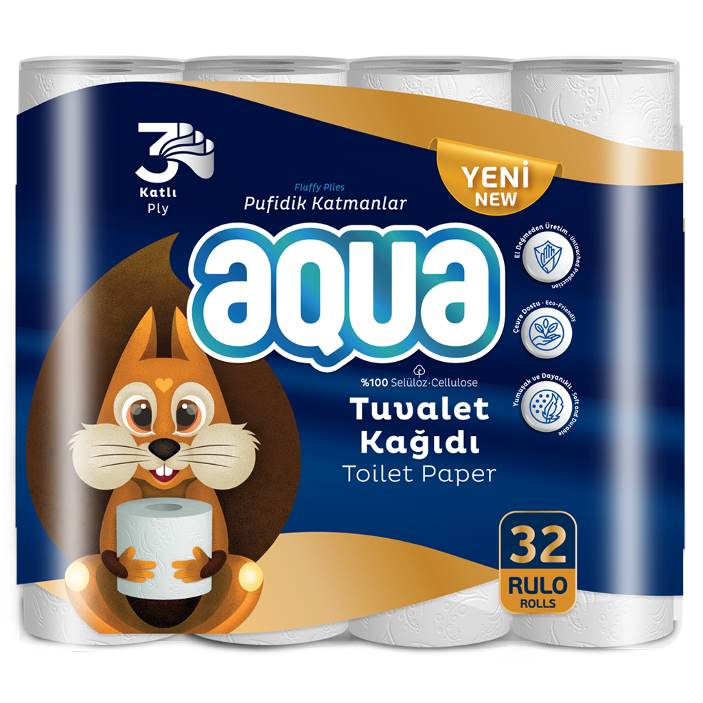 aqua 32li tuvalet kağıdı