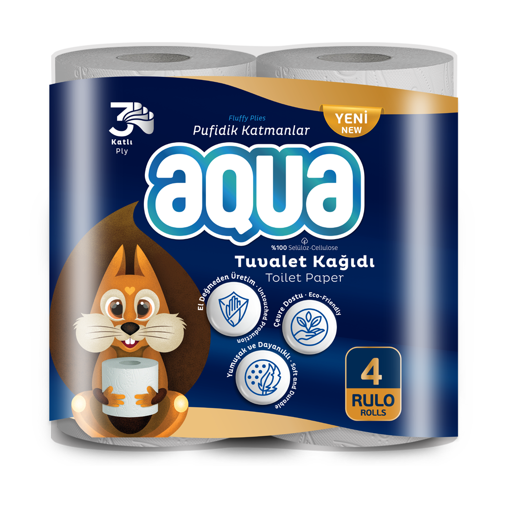 aqua 4lü tuvalet kağıdı