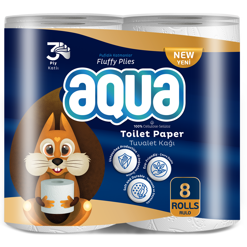 AQUA 8 Toilet Paper