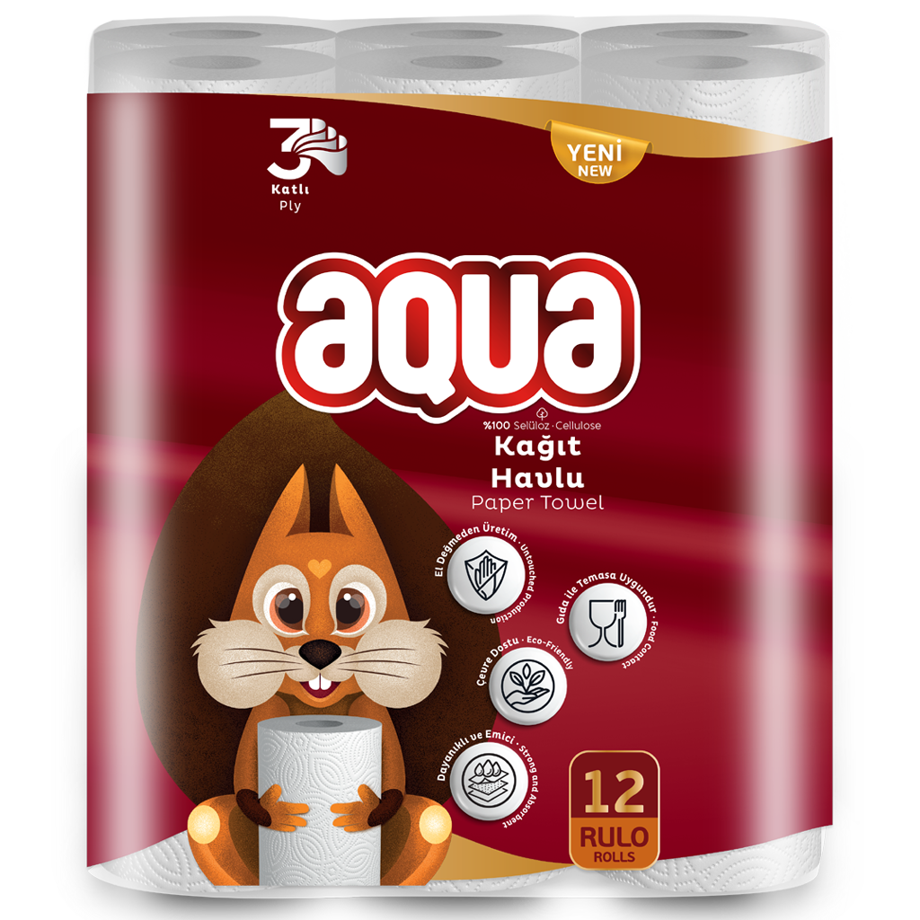 aqua 12li Kağıt Havlu