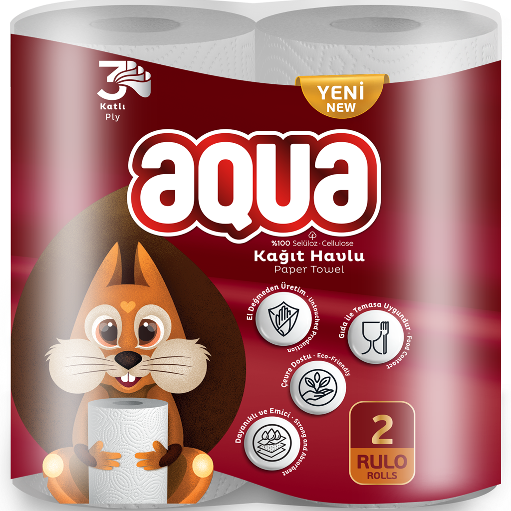 aqua 2li Kağıt Havlu