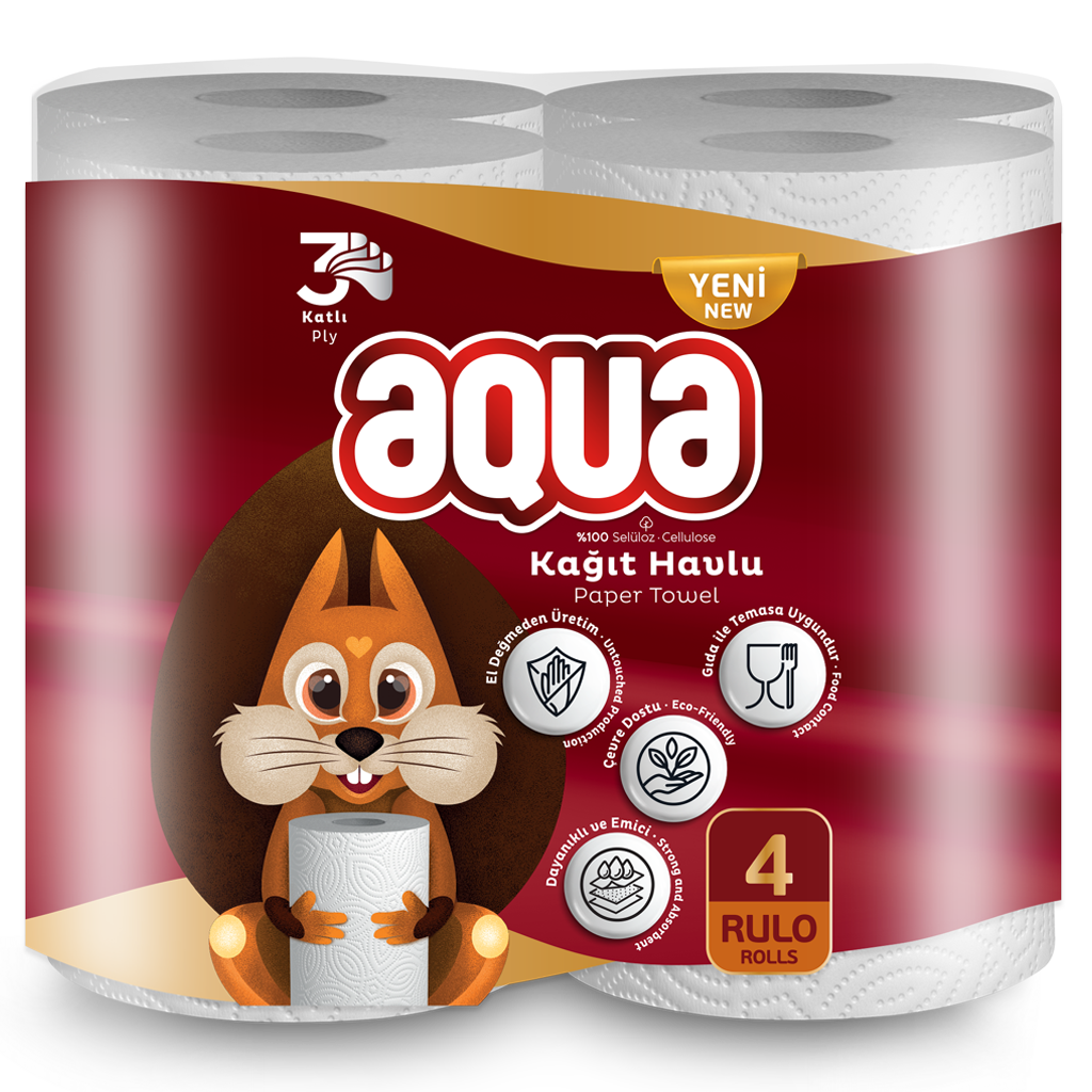 aqua 4lu Kağıt Havlu