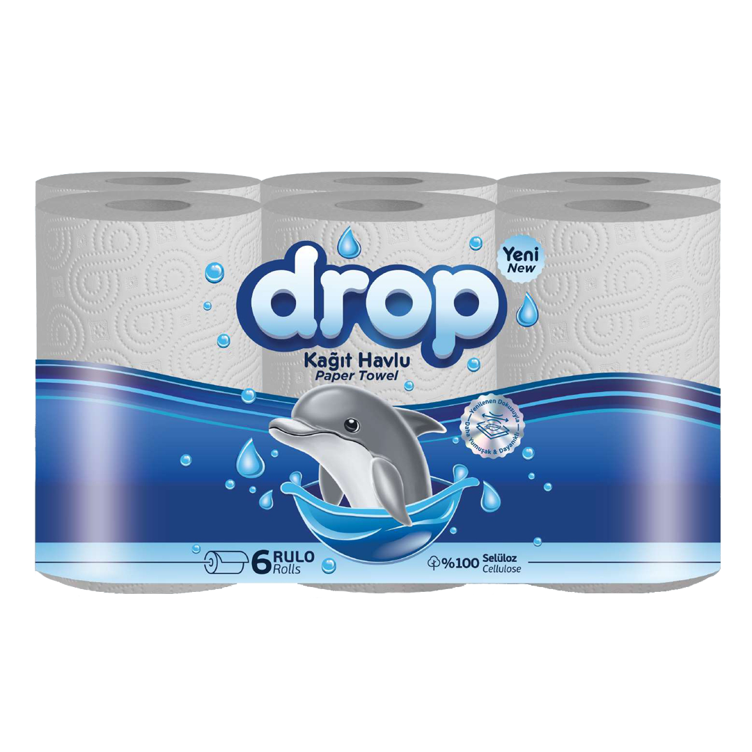 Drop 6lı Kağıt Havlu ESSEL KAĞIT
